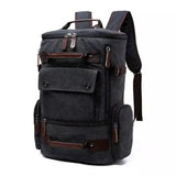 Miesten casual-reppu Musta