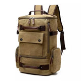 Miesten casual-reppu Khaki