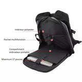 Miesten luksusnahkareppu Oletusarvo Otsikko