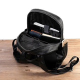 Miesten nahkainen reppu Oletusarvo Otsikko