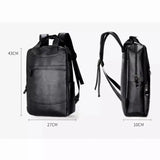 Miesten PU-nahkainen reppu