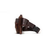 Miesten vintage nahkavyölaukku