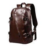 Miesten ylellinen nahkareppu Oletusarvo Otsikko