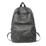 Minimalistinen miesten nahkareppu Harmaa