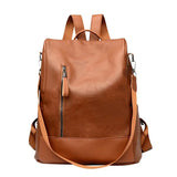 Moderni naisten reppu Ruskea