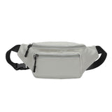 Monitaskuinen vyölaukku Vaaleanharmaa