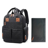 Mukava hoitolaukku Musta + tasku