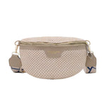 Muodikas beige vyölaukku naisille