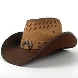 Nahka Cowboy hattu
