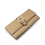 nahkainen lompakko naisille beige
