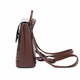 Nahkainen naisten reppu