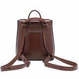 Nahkainen naisten reppu