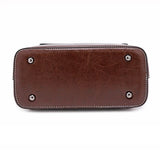 Nahkainen naisten reppu