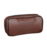 Nahkainen tupakkapussi Ruskea