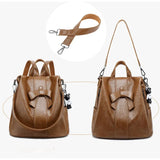 Nahkareppu rusetilla