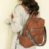 Naisten iso nahkareppu