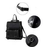 Naisten nahkainen pikkureppu