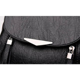 Naisten pehmeä nahkareppu