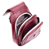 Naisten trendikäs pieni nahkareppu