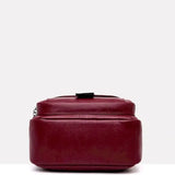 Naisten trendikäs pieni nahkareppu