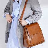 Naisten vegaaninen nahkareppu