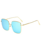 Neliönmuotoiset aurinkolasit Sininen