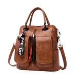 Neliöreppu naisille Ruskea