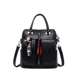 Neliöreppu naisille Musta