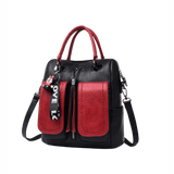 Neliöreppu naisille Punainen ja musta