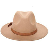 Panama-tyylinen huopahattu Beige / 56-58CM