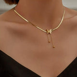 Perhonen choker kaulakoru