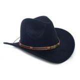 Perinteinen huopahattu Musta