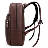 Pieni miesten nahkainen reppu