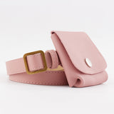 Pieni tyylikäs vyölaukku naisille Vaaleanpunainen