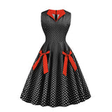 Pilkkumekko rusetilla Musta / S