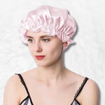 Pinkki silkkinen yömyssy
