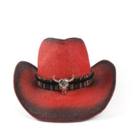 Punainen cowboy hattu