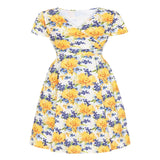 Rockabilly-mekko XXL Keltainen / XL