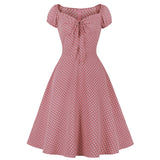 Rockabilly naisten mekko Rose / S
