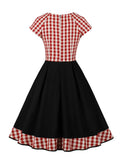 Rockabilly-ruudullinen mekko