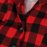 Rockabilly-tyylinen tartaanikuvioinen mekko