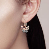 Rose Gold Butterfly korvakorut