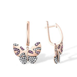 Rose Gold Butterfly korvakorut