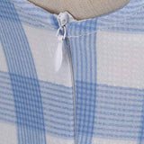 Ruutukuvioinen 50-luvun pin up -mekko