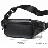 Säädettävä musta vyölaukku Musta