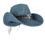 Sininen cowboy hattu