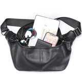 Suuri musta vyölaukku miehille Oletusarvo Otsikko