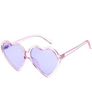 Sydämenmuotoiset aurinkolasit Violetti