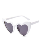 Sydänaurinkolasit Valkoinen