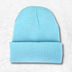 Taivaansininen beanie pipo